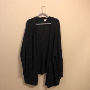 Black Knit Cardigan